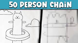 50-Person "Copy the Drawing" Game