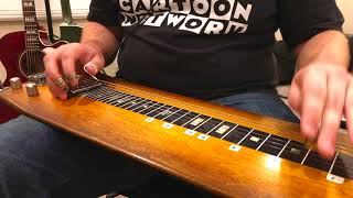 Original song #3 | SKATEBOARD SLIDE GUITAR | DarkSlide LAP STEEL