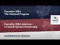 Executive MBA National &amp; Americas Information Session | Oct. 11, 2023