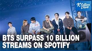 [K-Enter] BTS: First group worldwide to surpass 10 billion Spotify streams in a single year