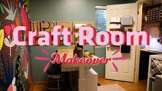 EXTREME CRAFT ROOM MAKEOVER  HOW I TURNED A TINY ROOM INTO MY DREAM CRAFT ROOM + ORGANIZATION TIPS!
