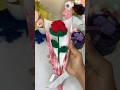 The Gift That Never Wilts: Crochet Roses for Valentine’s Day❤️💐🌹#shorts #valentinesday #rosé