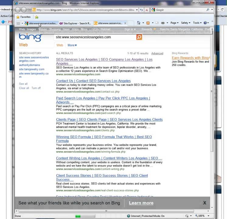 Indexed Pages Counter Tool
