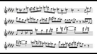 John Coltrane - Ogunde solo transcription