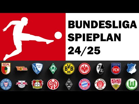 🔴BUNDESLIGA SPIELPLAN 24/25 LIVE!