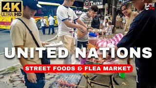 [4K] Ultimate United Nations Avenue Experience | Street Foods & Flea Market | Manila, Philippines