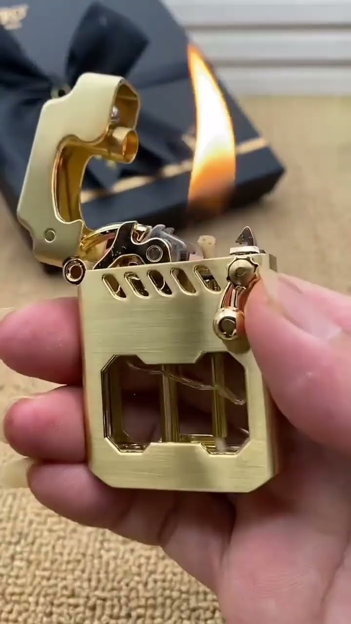 Classic Retro Mechanical Flame Lighter ( # 2110  ) 1️⃣ Product Link in Bio