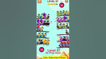 #bird #sort 2 #color #puzzle level 27 #birdsort #colour #gaming #viral #trending #shorts #solution