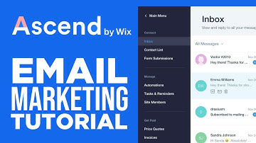 Wix Ascend Email Marketing tutorial for beginners