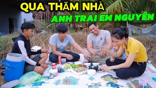 Qua Thăm Nhà Anh Trai Của Em Nguyên | Cá Lóc Nướng Rơm Bữa Tiệc Ngoài Đồng