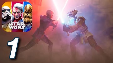 Star Wars: Hunters™ - Gameplay Walkthrough Part 1 - Intro and Tutorial (iOS, Android)