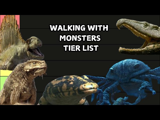 WALKING WITH MONSTERS RANKING (TIER LIST)#tierlist #ranking #documentary  #walkingwithmonsters - YouTube