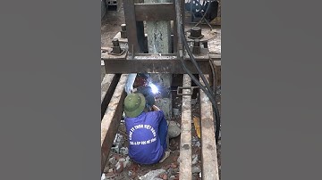 Tránh cẩu thả khi hàn nối cọc bê tông #shorts