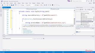 Famous C# 7 and .NET Core Solutions: Creating and Extracting ZIP Archives | packtpub.com Profile