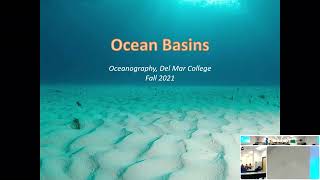 Information Oceanography Lecture 8 Ocean Basins I News