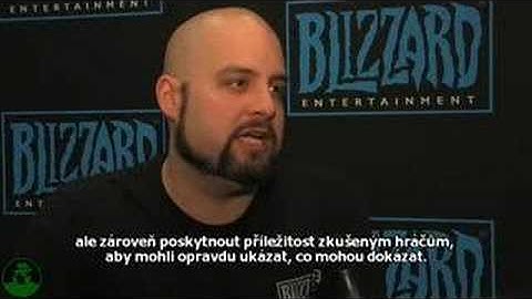 StarCraft 2 BlizzCon Interview - Dustin Bowder - part 1 (cz)