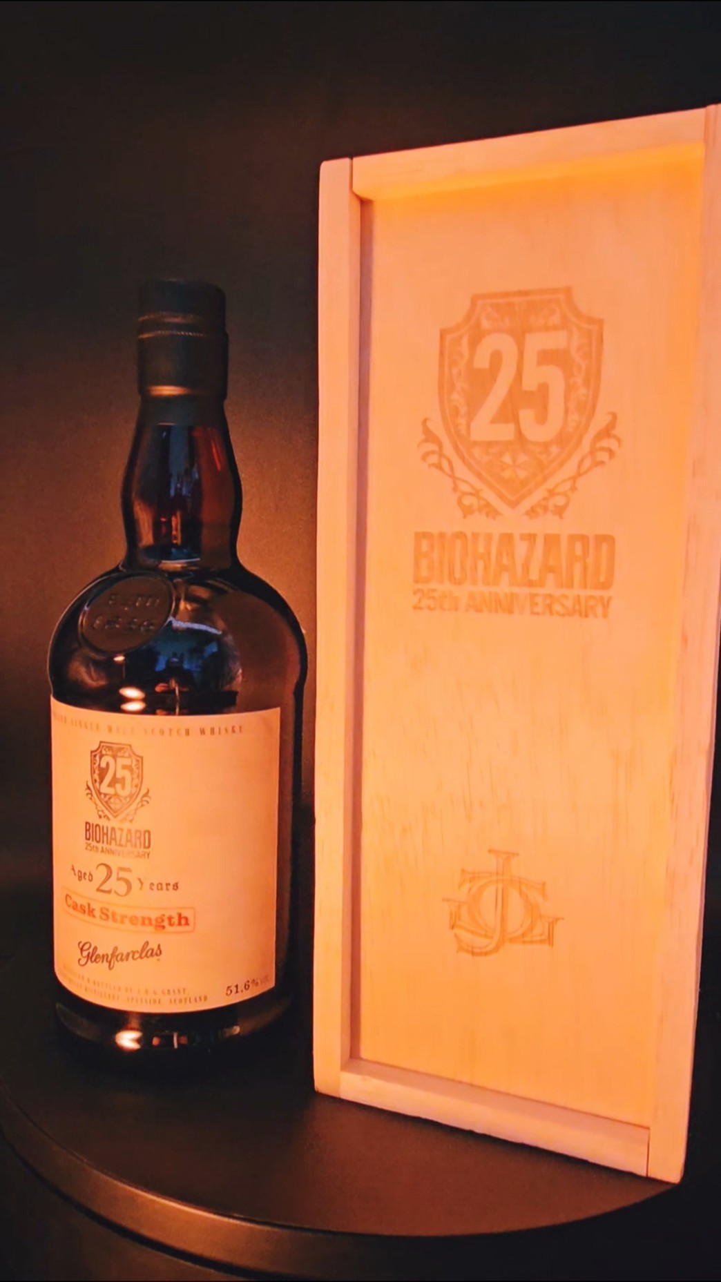 Biohazard × Glenfarclas 25th Anniversary Whisky - YouTube