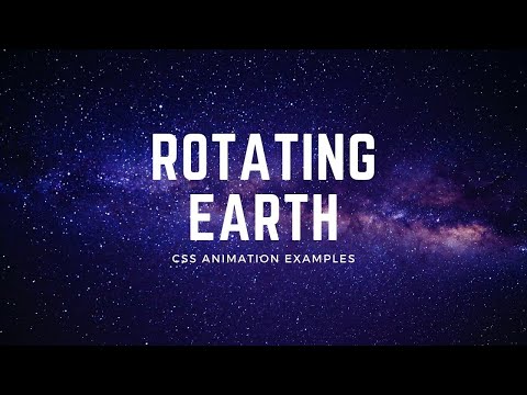 CSS Rotating Earth