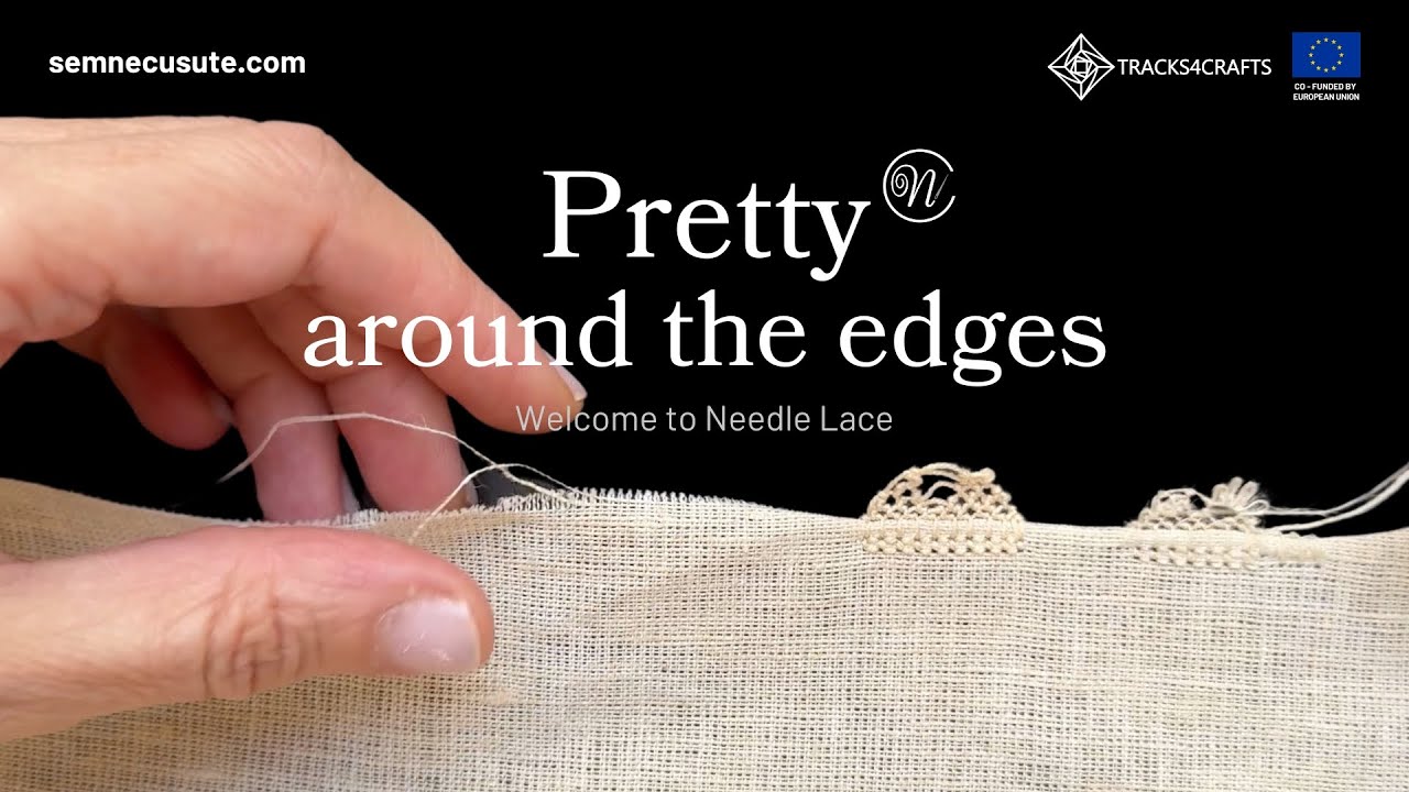 D04 Pretty around the edges / Easy to make hems / historical rolled hems / răsucitură / tiv rulat