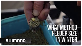 What method feeder size in winter? | Winter fishing tips with Nick Speed