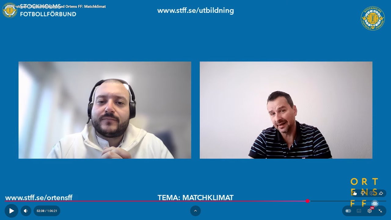 StFF-stream | Fotbollsfredag med Ortens FF: Matchklimat