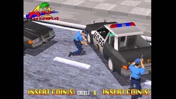 Virtua Cop 2 - attract mode (arcade, 60 fps)