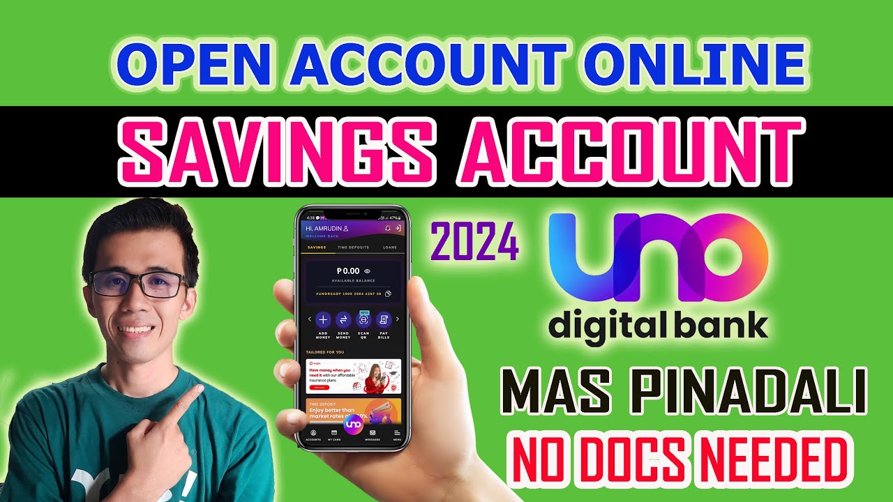 PAANO MAG-OPEN NG SAVINGS ACCOUNT SA UNO DIGITAL BANK ONLINE | MAS ...