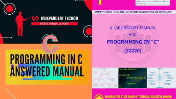 Practical-7 | Sem 2 | Programming in c | PIC |MSBTE Answered Manual