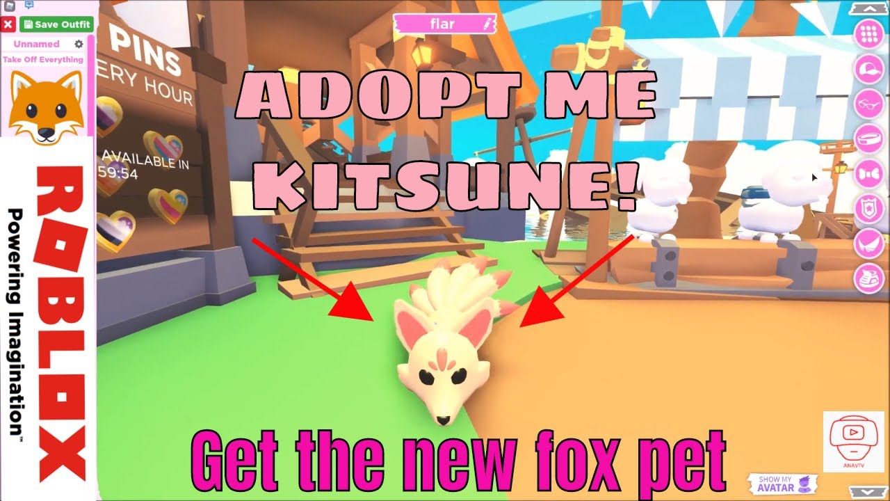 Roblox Adopt Me Roblox Adopt Me New Kitsune Pet How To Get The New Fox Pet In Adopt Me In 2020 Youtube - roblox kitsune avatar