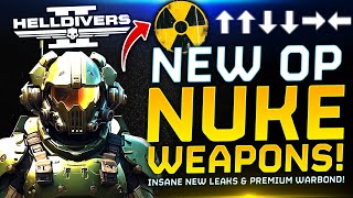 Helldivers 2 New NUKE STRATAGEM is BROKE! - New Premium Warbond & New Leaks