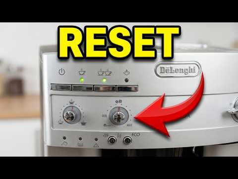 Reset De'Longhi Magnifica S & Fix Errors | Here's How!
