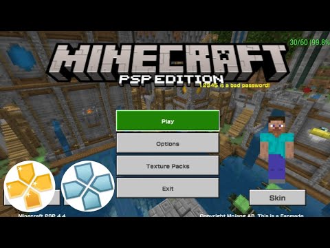 Minecraft Spp Screen Minecraft psp edition | ppsspp | New update 4.4 - YouTube