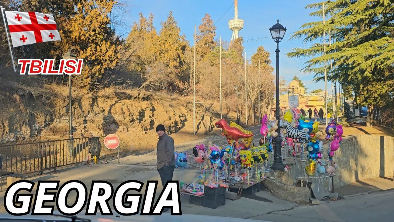 Tbilisi .Georgia Driving Tour Coexisting Beauty of Two Worlds.Walking through  in Tbilisi ❤️