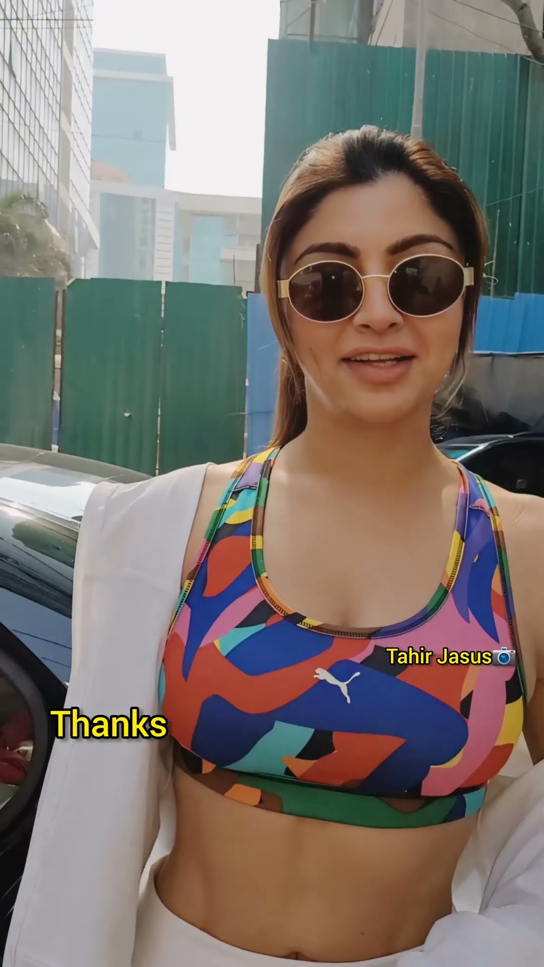 Thanks?. #akankshapuri #shorts #tahirjasus #bollywood