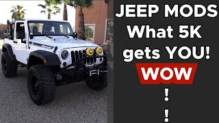 Jeep Wrangler Jk Mods Jeep Upgrades - What You Can Accomplish For 5K In New Parts