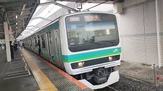 常磐線　快速取手行き　E231系0番台マト122編成　柏駅にて