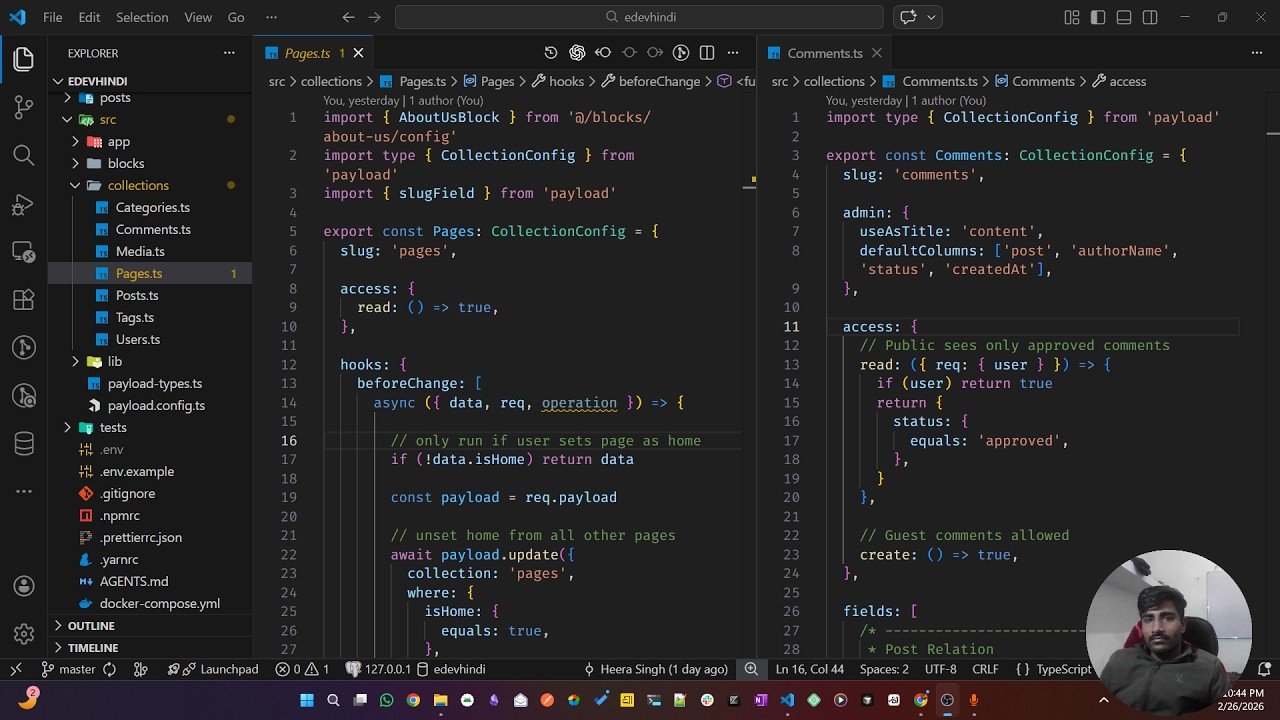 🔴 Build a Modern Headless CMS with Payload CMS + Next.js (Live Coding) | Day 3