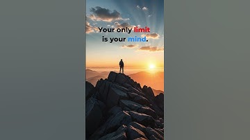 Your Only Limit is Your Mind! 🔥 #motivation  #shorts  #brainboost #dailyquotes #success