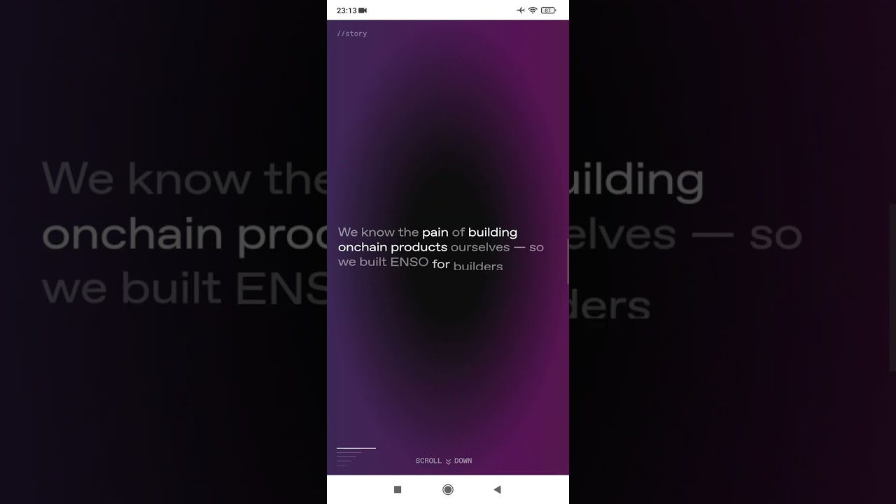 Enso is developer platform designed to simplify the creation of on-chain applications.