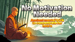 How Monks Stay Focused for Hours Without Motivation (Ancient Mental Trick).