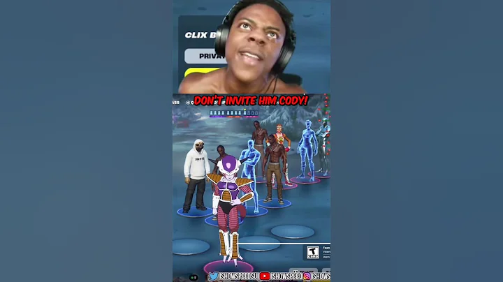 Clix Gets PRESSED By Speed! 😂