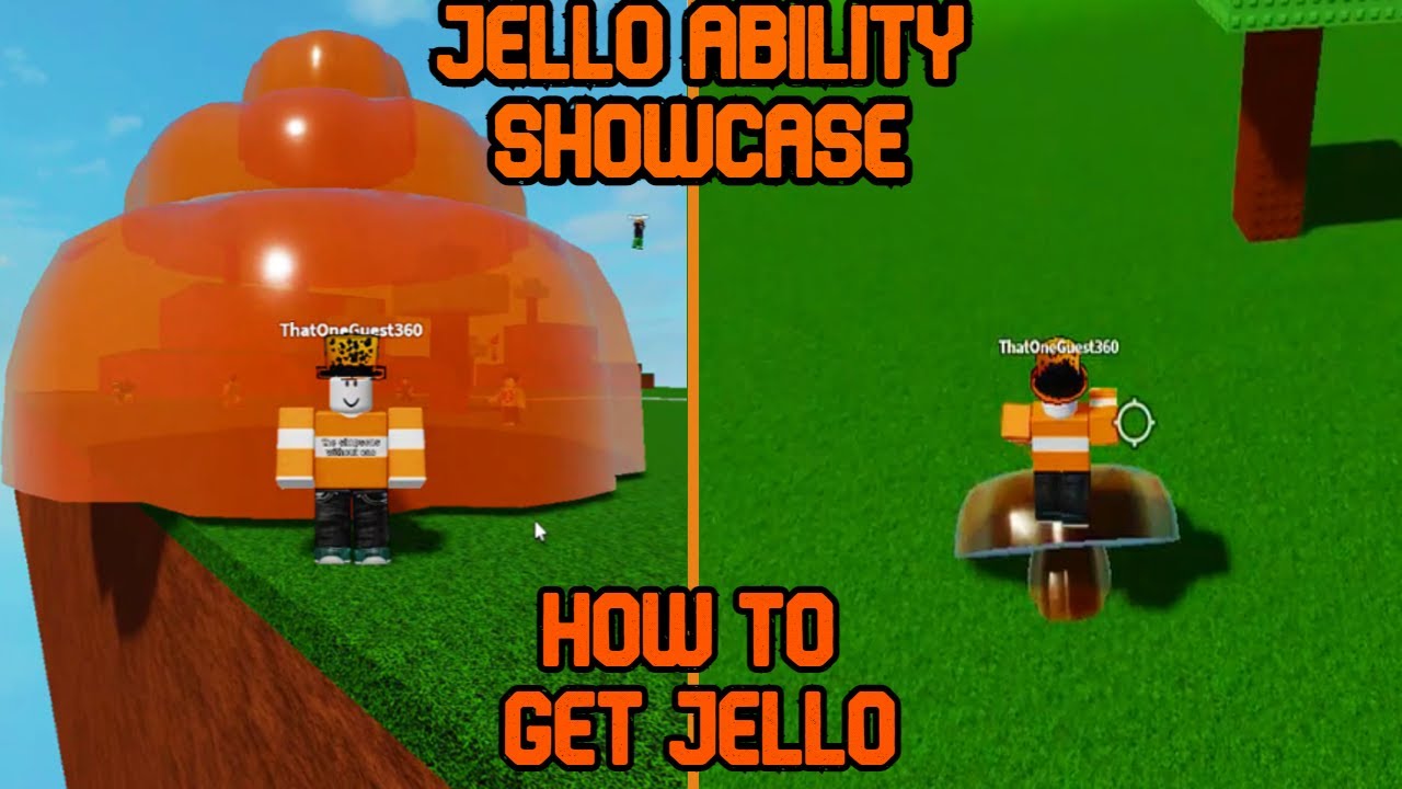 How to get Jello Ability & Showcase ROBLOX Ability Wars [Gelatinous