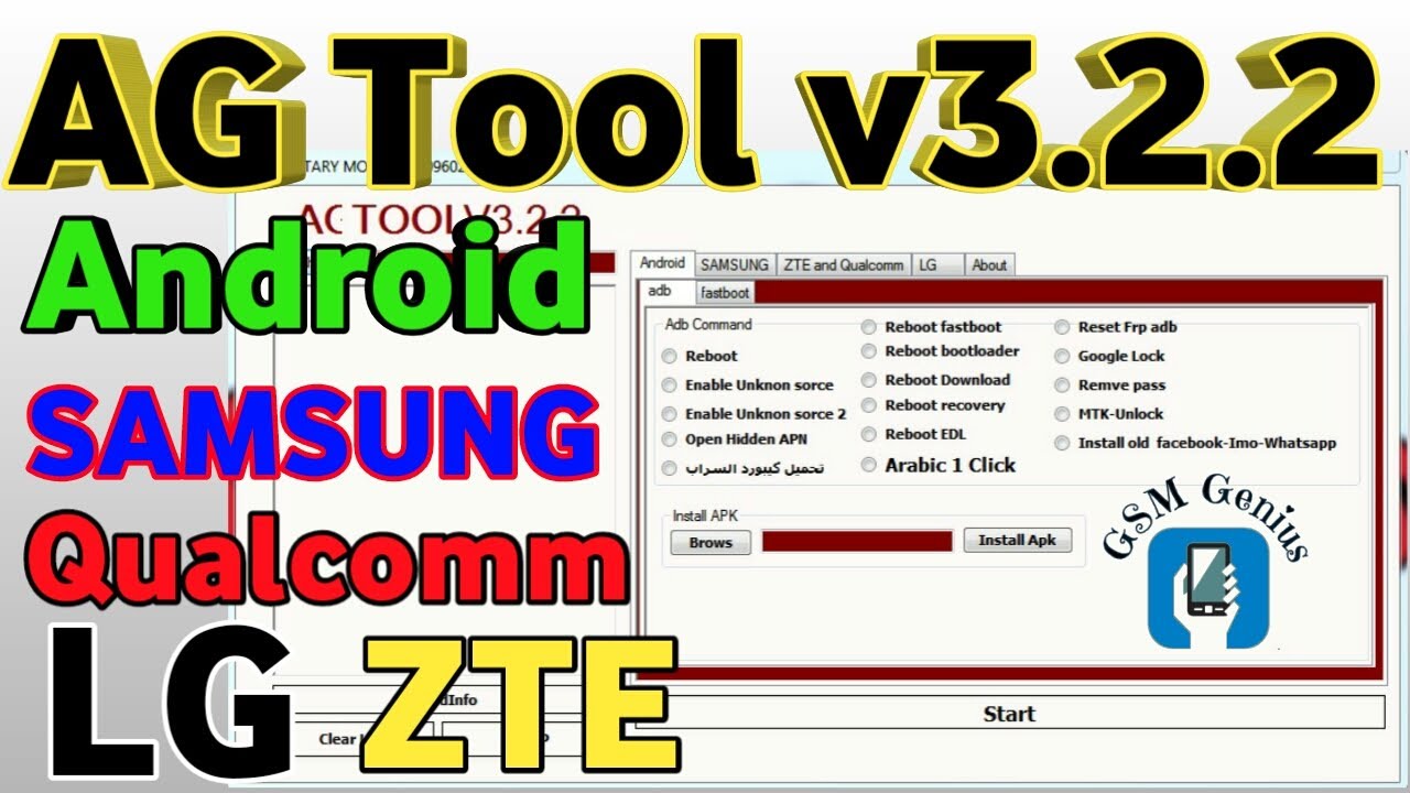 AG TOOL Android V3.2.2 Samsung, LG, ZTE, Android Latest - YouTube