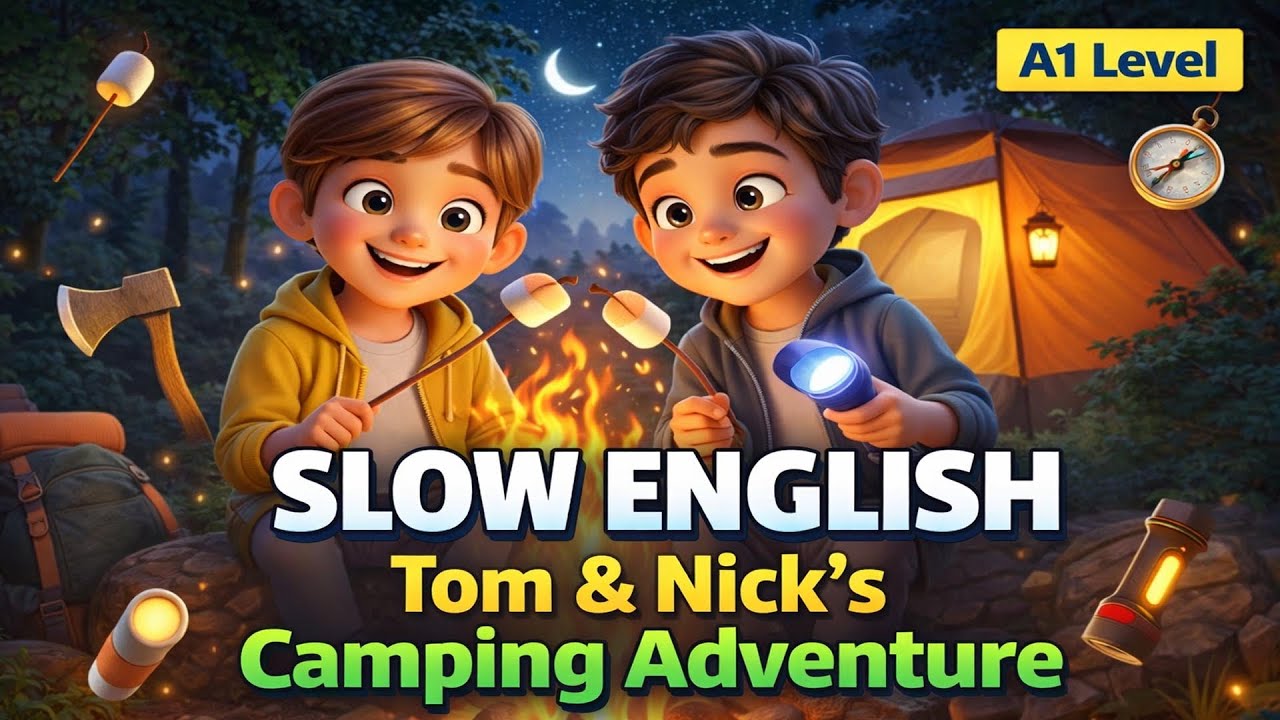 The Brave Scout Story - A Tale of Courage and Friendship | English for Beginners (A1 Level)