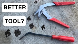 PLASTIC 'PUSH CLIP' REMOVING TOOLS-