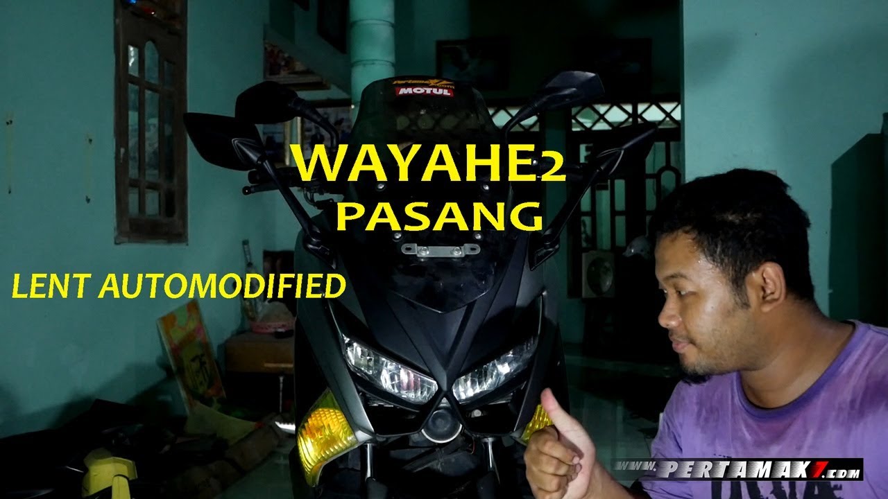 Wayahe Pasang Bodykit Lent Automodified Yamaha Nmax Headlamp Aerox Diy Modifikasi Youtube