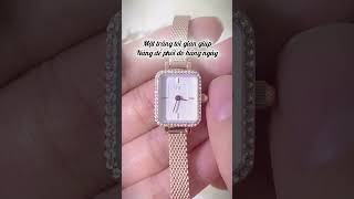 Review đồng hồ Daniel Wellington Quadro Mini Lumine – DW00100731 mặt số mini chỉ 15.4 x 18.2 mm