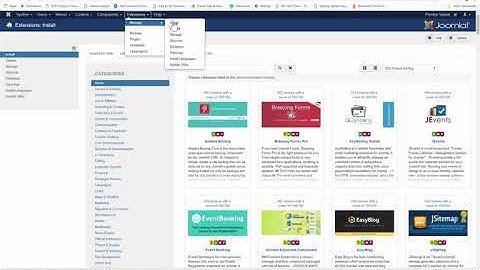Installing the JCE editor in Joomla
