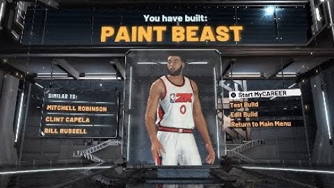THE MOST BROKEN CENTER BUILD IN NBA 2K20! THE BEST PAINT BEAST BUILD IN NBA 2K20!