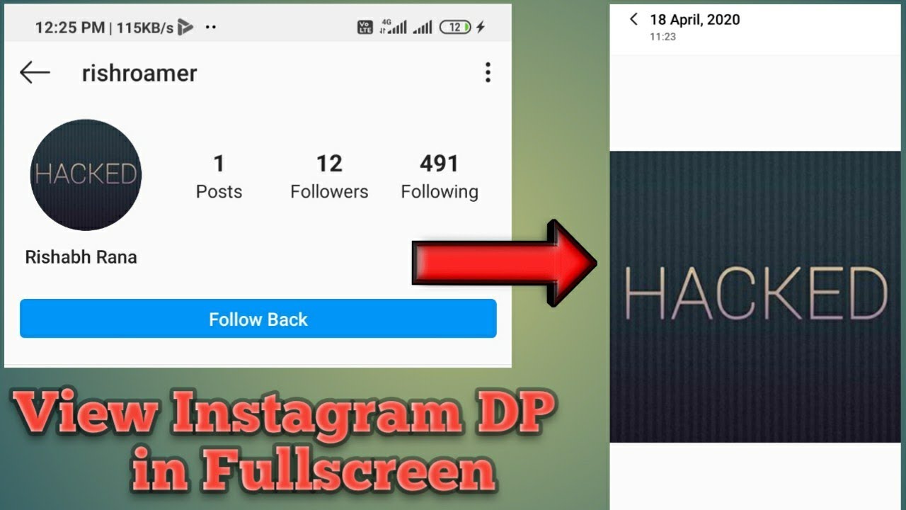 View Instagram Dp in Fullscreen | No Download required | TecXpro - YouTube